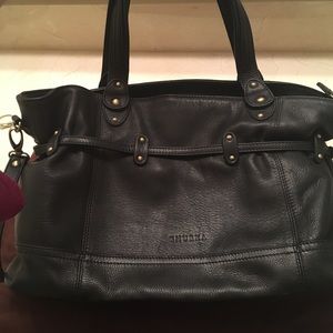 Ghurka lamb leather satchel shoulder crossbody